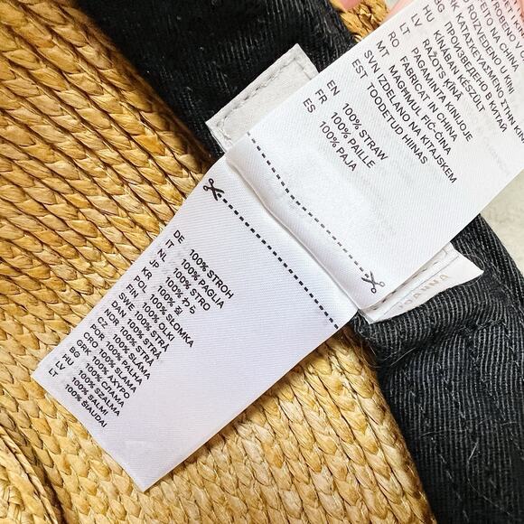 Brixton Reno Straw Fedora Wide Brim Western Boho Festival M/L MSRP $99 NWOT - Picture 9 of 12